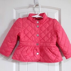 Ralph Lauren Black Label Baby Girl Jacket Quilted Puffer Size 18mo